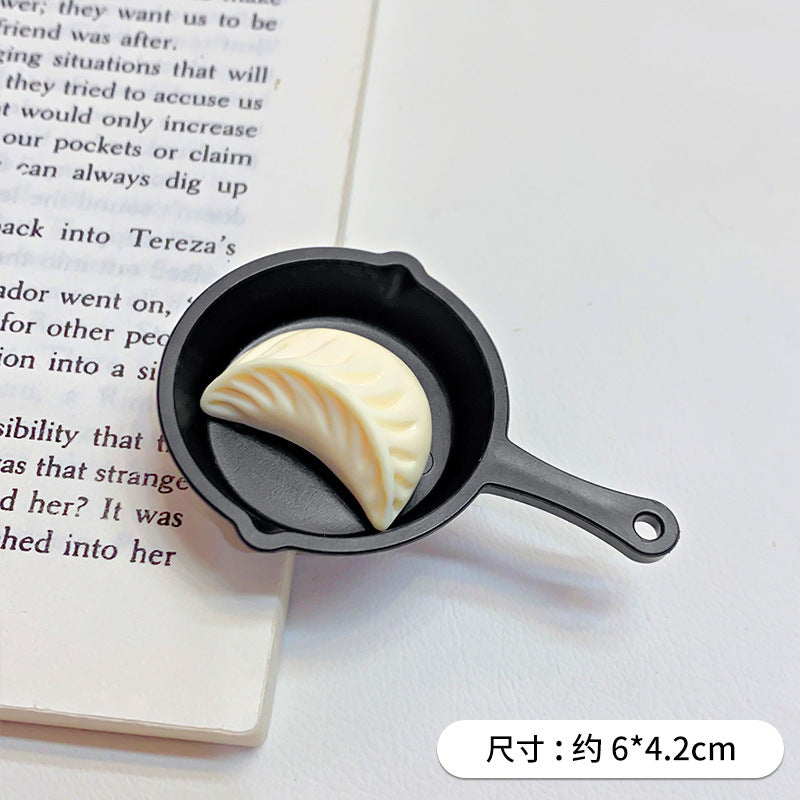 Wholesale Fun Simulation Pistachio Pan Food Play Hairpin